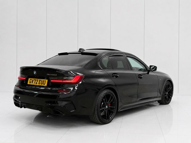 BMW 3 Series 2022 3.0 M340d Mht Saloon Hybrid X GV72EUU Black #3