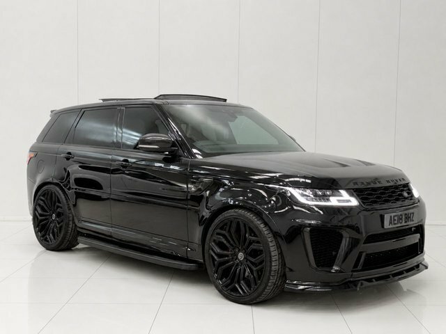 Land Rover Range Rover Sport 2018 5.0 P575 V8 Svr Suv 4Wd Euro Black