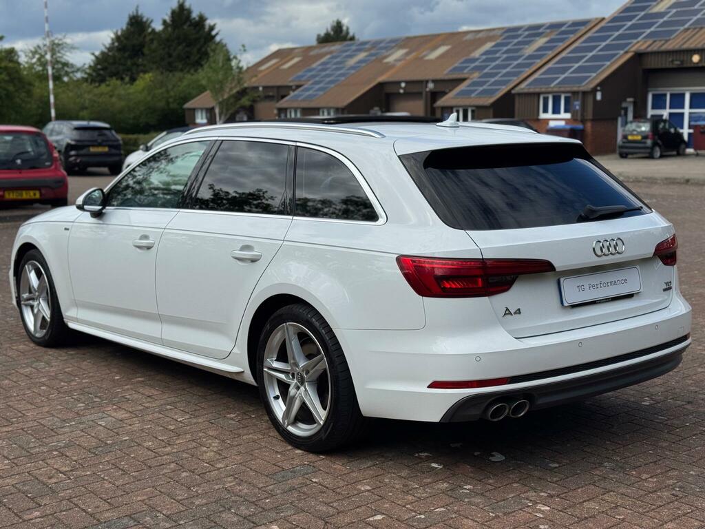 Audi A4 Avant 2.0 Tdi S Line S Tronic Quattro Euro 6 Ss White #2