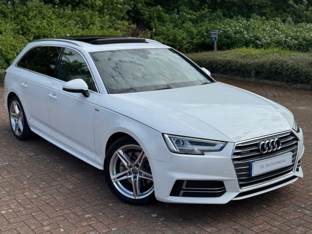 Audi A4 Avant 2.0 Tdi S Line S Tronic Quattro Euro 6 Ss White