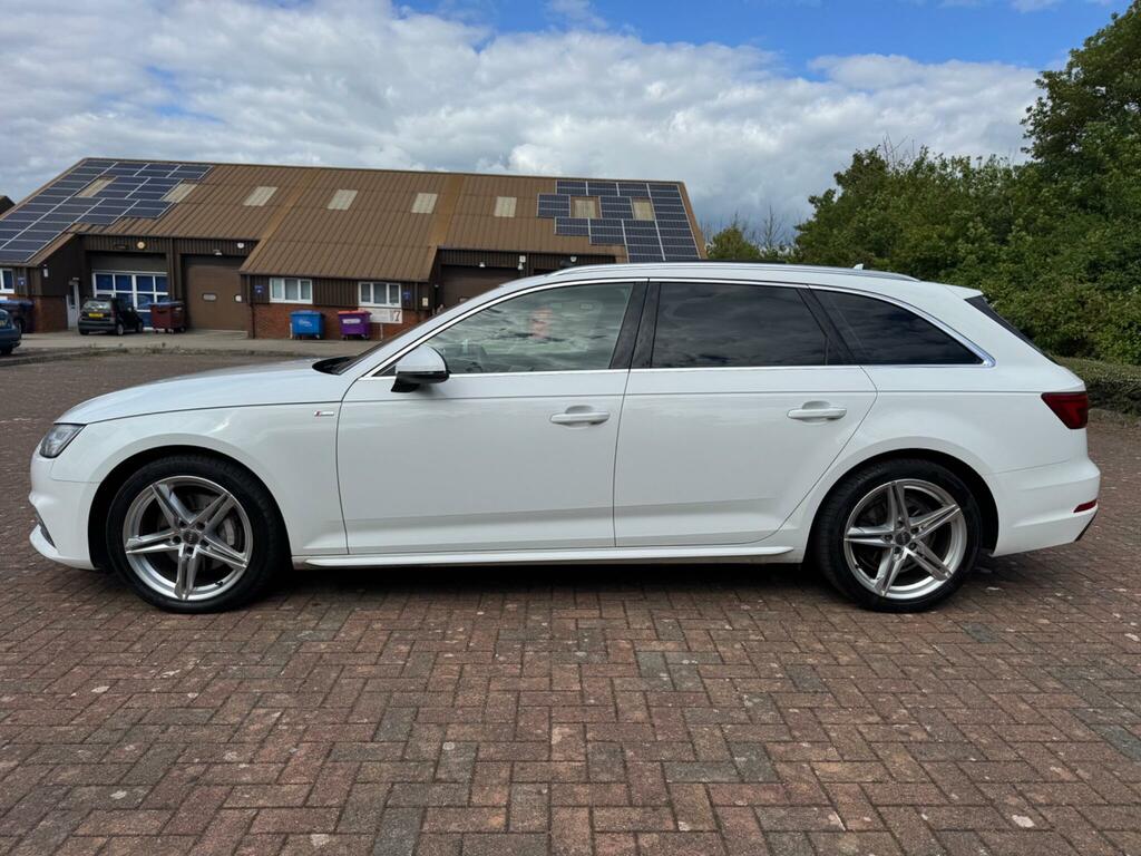 Audi A4 Avant 2.0 Tdi S Line S Tronic Quattro Euro 6 Ss White #3