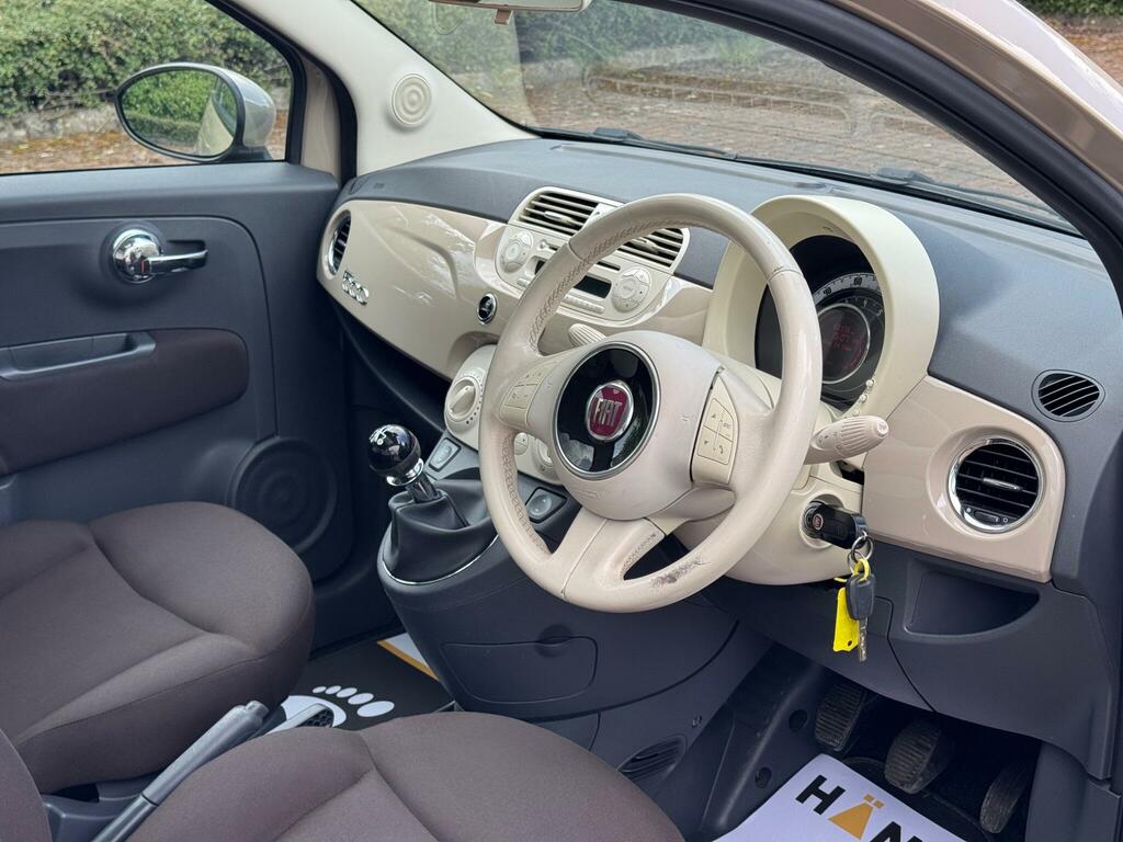 Fiat 500 1.2 Lounge Euro 4 Beige #4