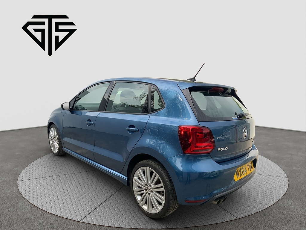 Volkswagen Polo Blue Gt Blue #5
