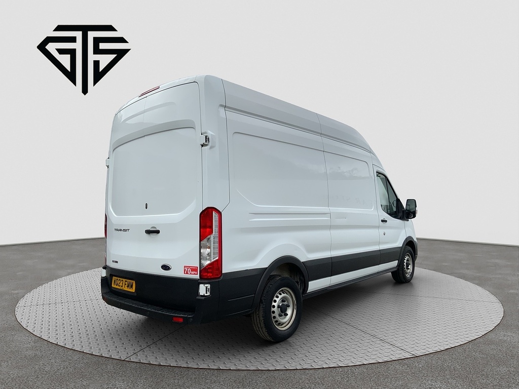 Ford Transit Custom 350 Ecoblue Mhev Leader WO23FMM White #3