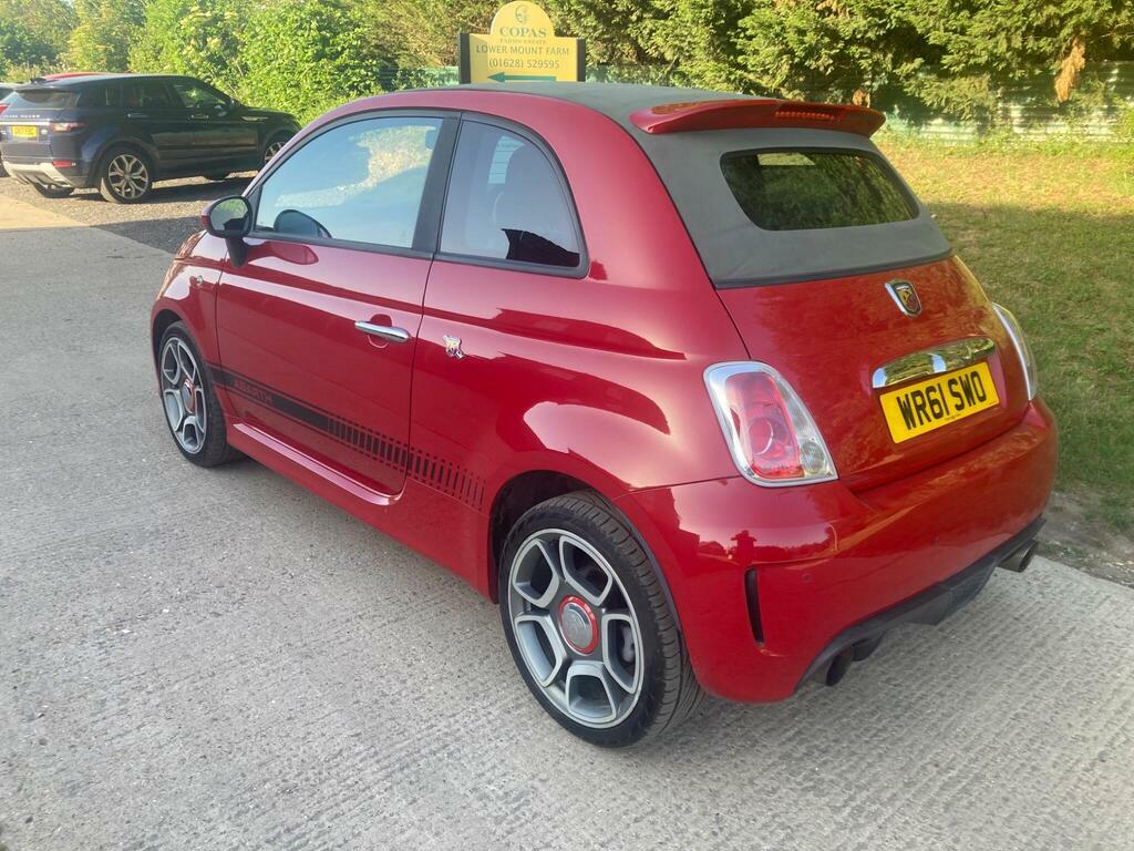 Abarth 500 1.4 T-jet Convertible Red #4