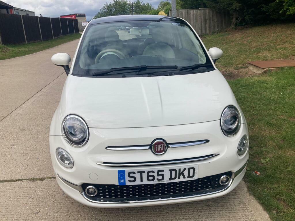 Fiat 500 1.2 Lounge Hatchback White #2
