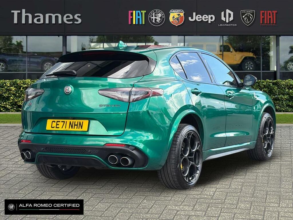 Alfa Romeo Stelvio 2.9 2.9 V6 Bi-turbo Quadrifoglio Q4 Awd Euro CE71NHN Green #3