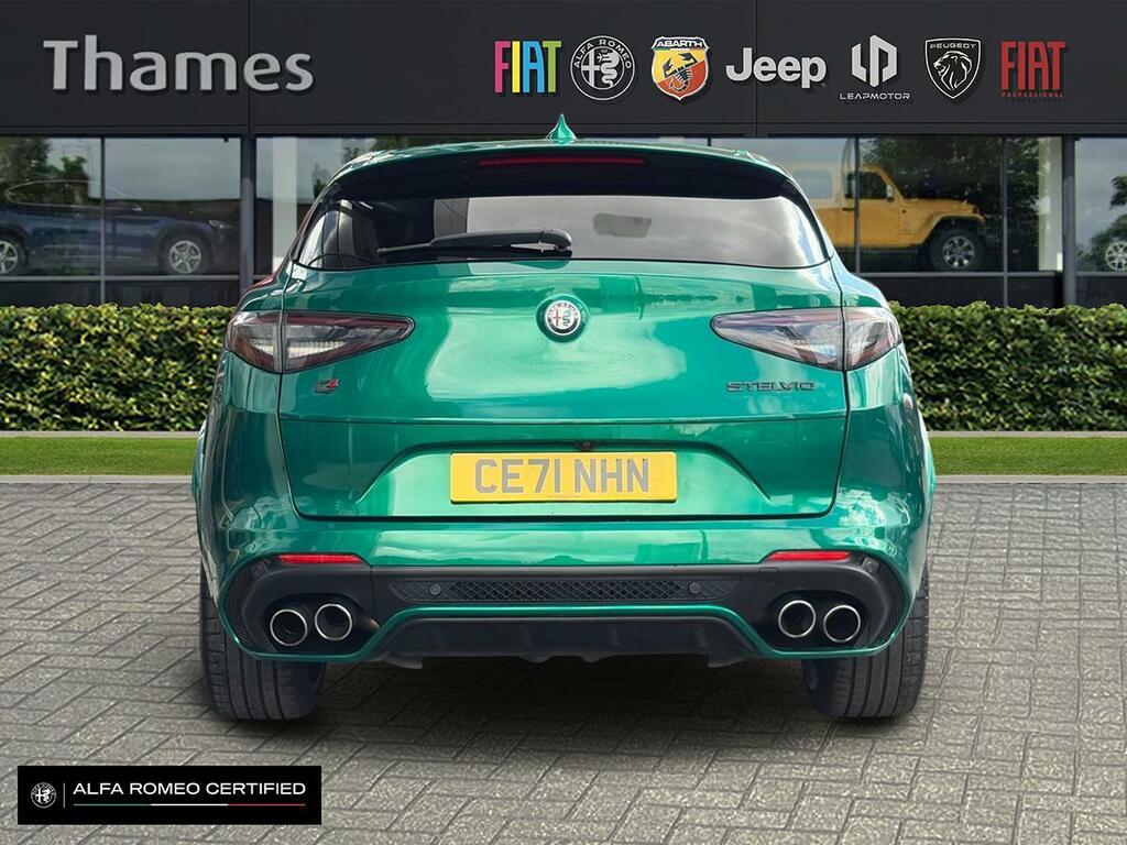 Alfa Romeo Stelvio 2.9 2.9 V6 Bi-turbo Quadrifoglio Q4 Awd Euro CE71NHN Green #4
