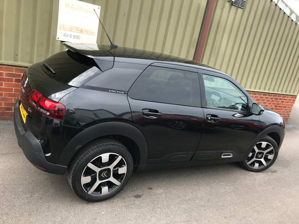 Citroen C4 Cactus 1.2 Puretech Gpf Flair Hatchback BA19LZH Black #2