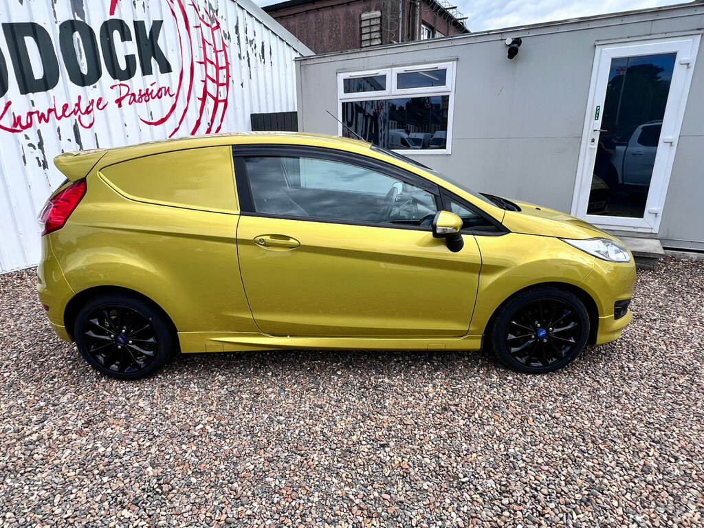 Ford Fiesta Tdci Sport Van YY16ZMU Yellow #3