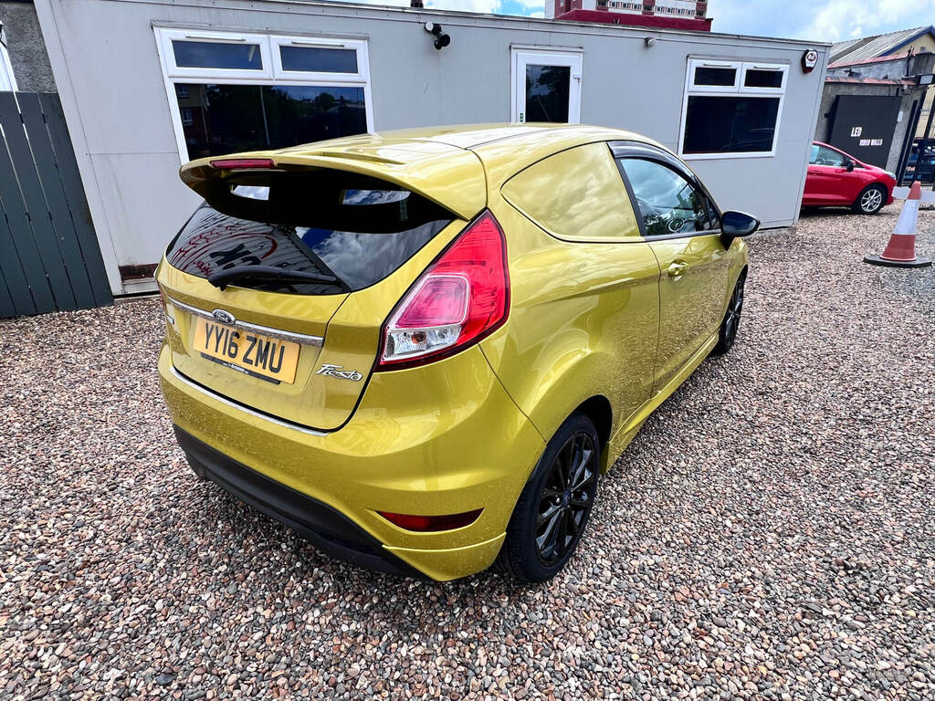 Ford Fiesta Tdci Sport Van YY16ZMU Yellow #4