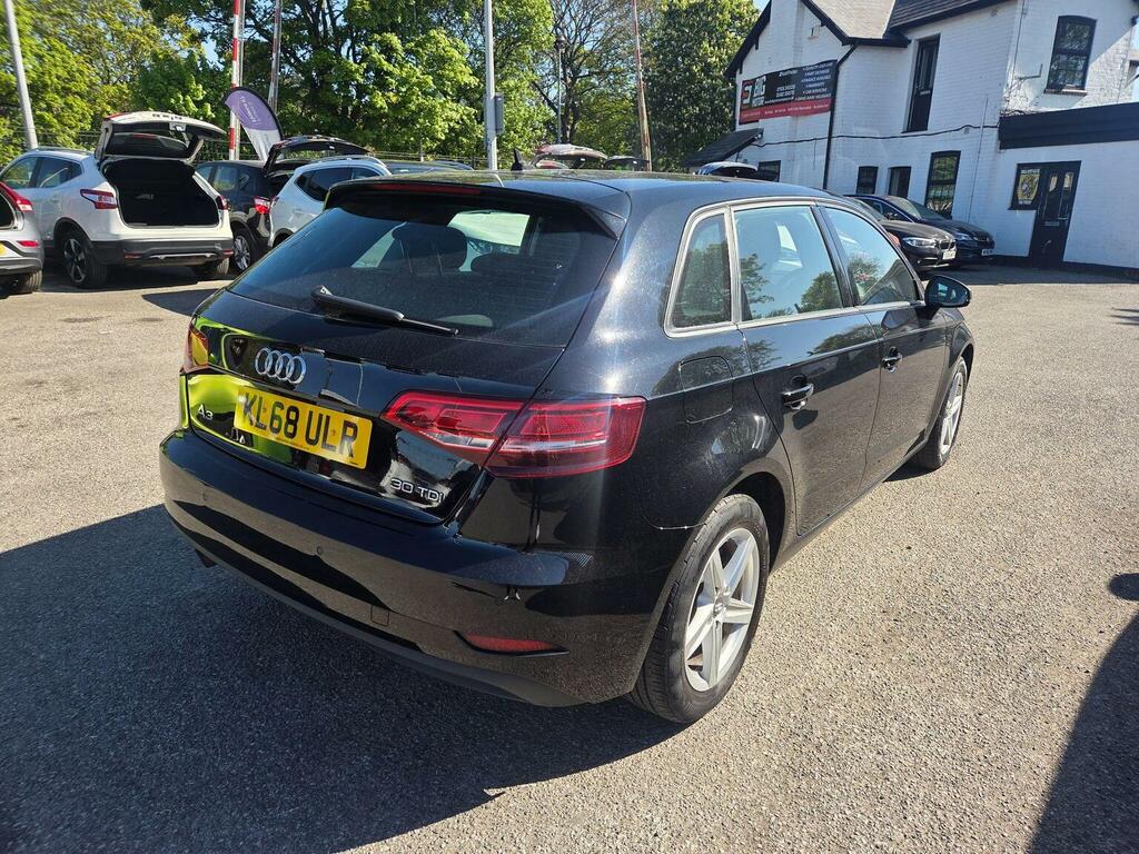 Audi A3 1.6 Tdi 30 Se Technik Sportback S Tronic Euro 6 S KL68ULR Black #2