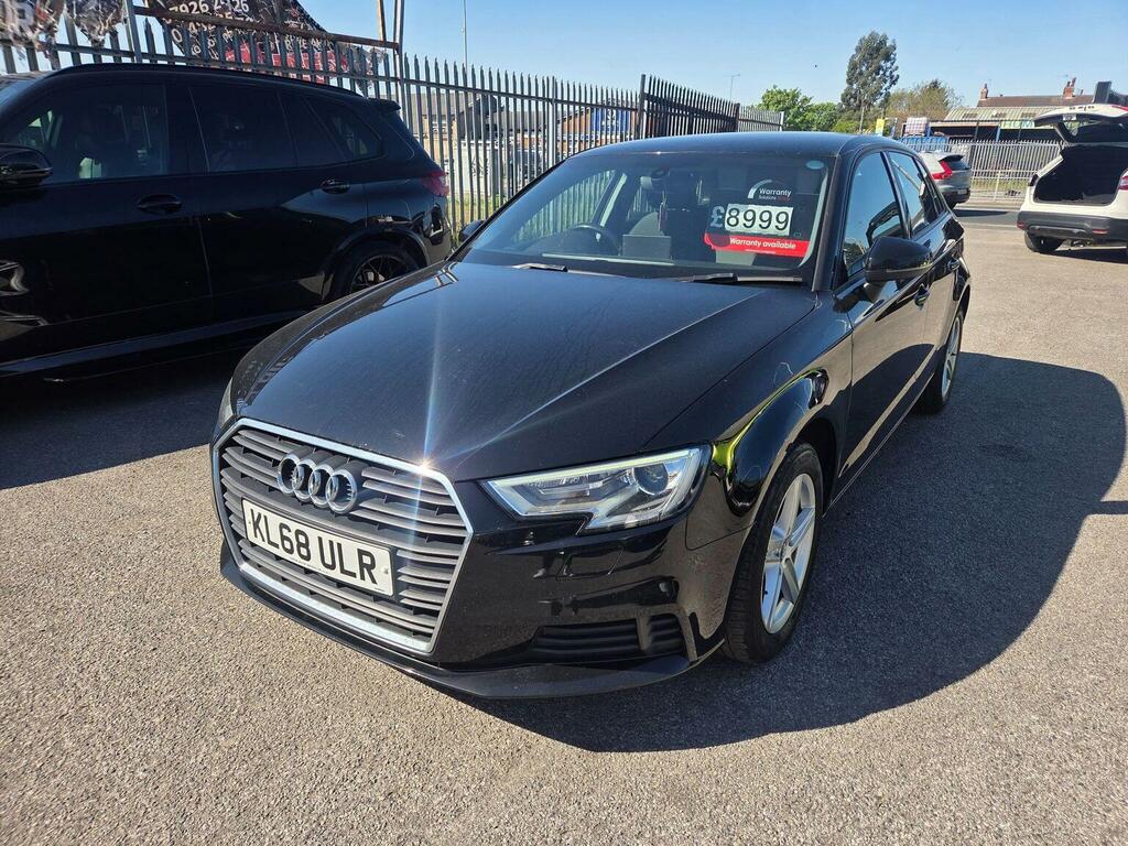Audi A3 1.6 Tdi 30 Se Technik Sportback S Tronic Euro 6 S KL68ULR Black #6