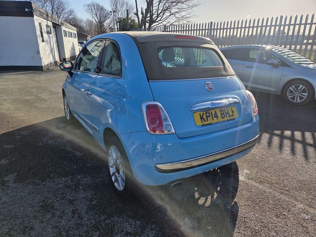 Fiat 500C 1.2 Lounge Euro 6 Ss KP14BHJ Blue #5
