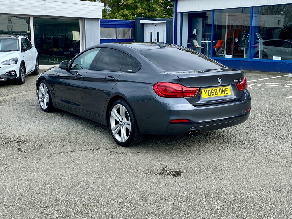 BMW 4 Series Gran Coupe 2.0 420D Sport Hatchback Euro 6 S YD68DNE Grey #5