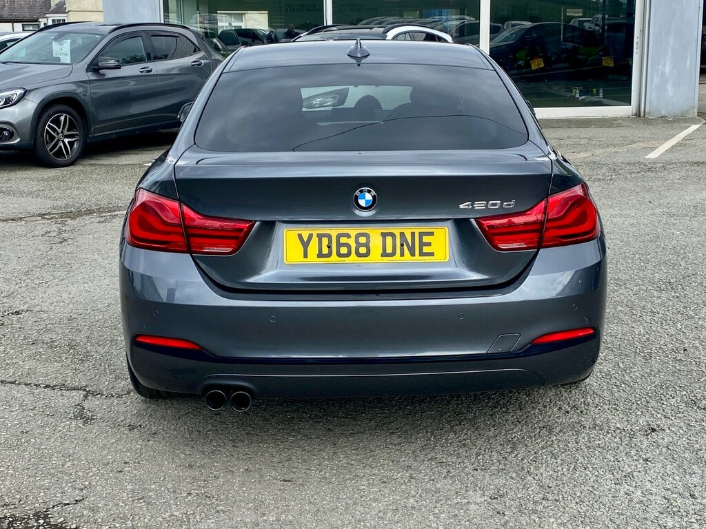 BMW 4 Series Gran Coupe 2.0 420D Sport Hatchback Euro 6 S YD68DNE Grey #6
