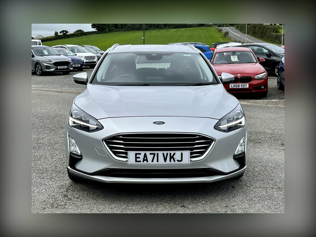 Ford Focus 1.0 Ecoboost Hybrid Mhev 125 Titanium X Ed EA71VKJ Silver #2