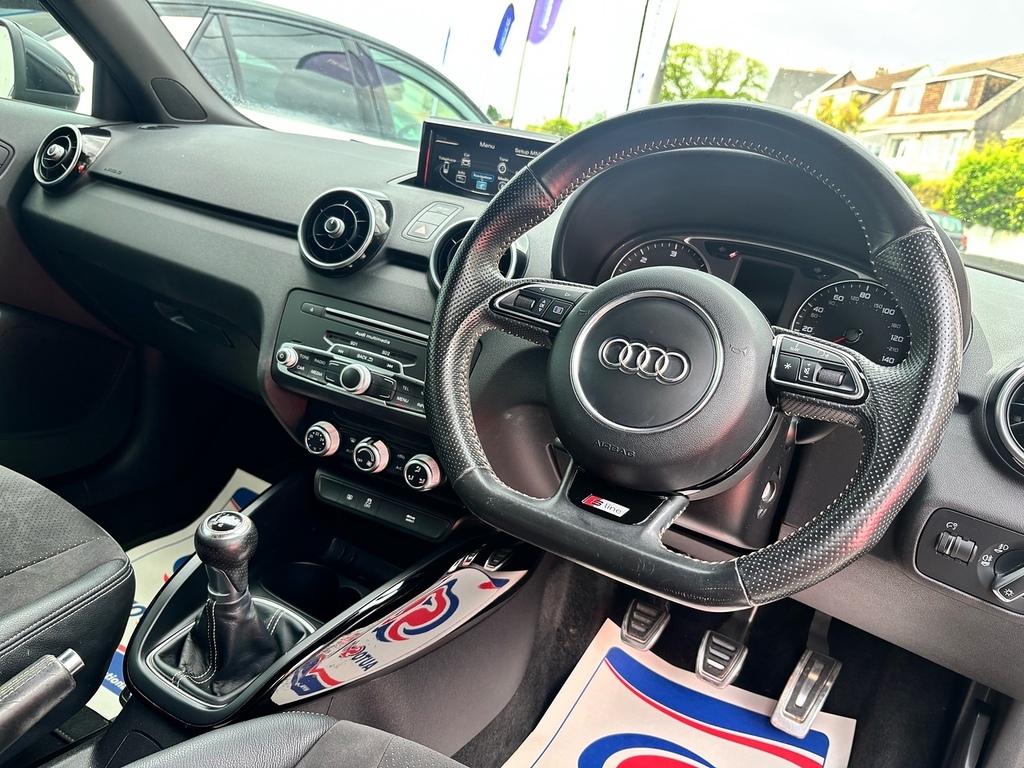 Audi A1 1.6 Tdi Black Edition Hatchback Black #3