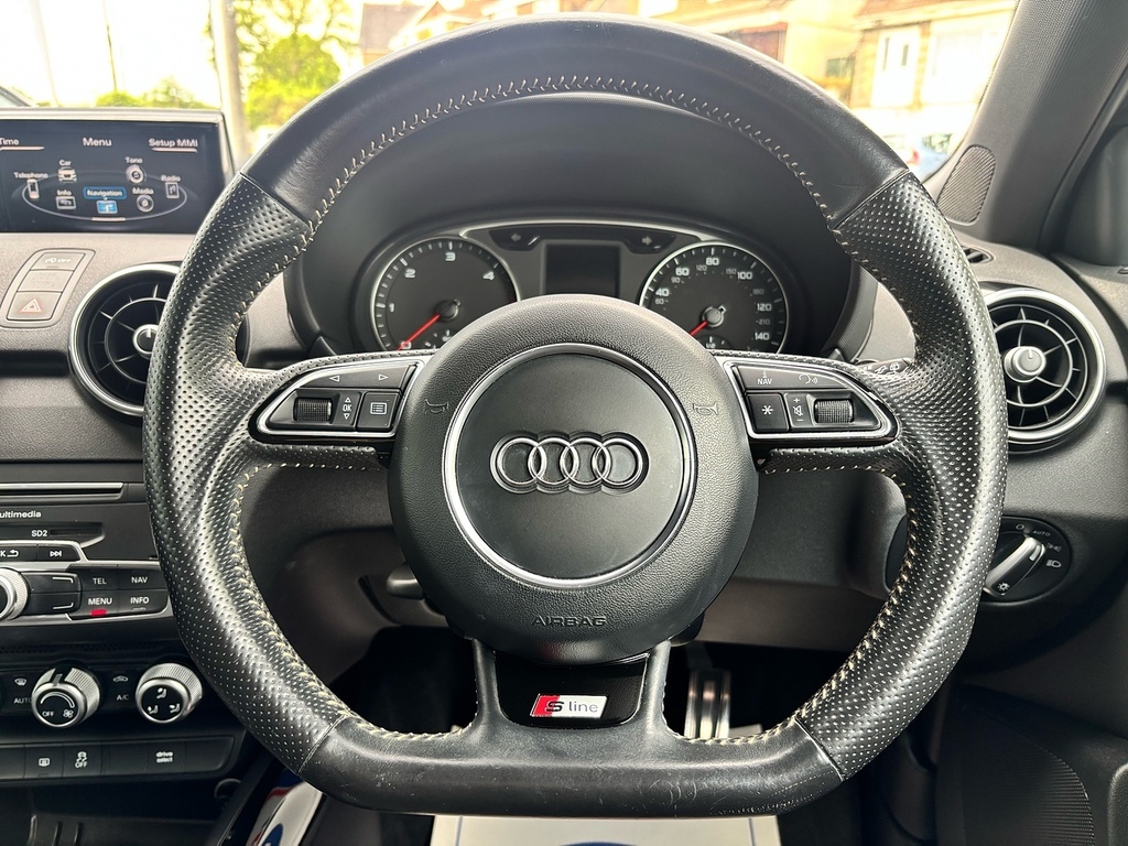 Audi A1 1.6 Tdi Black Edition Hatchback Black #5