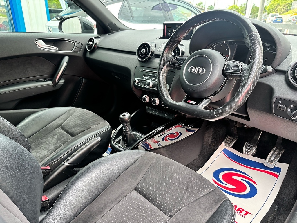 Audi A1 1.6 Tdi Black Edition Hatchback Black #2