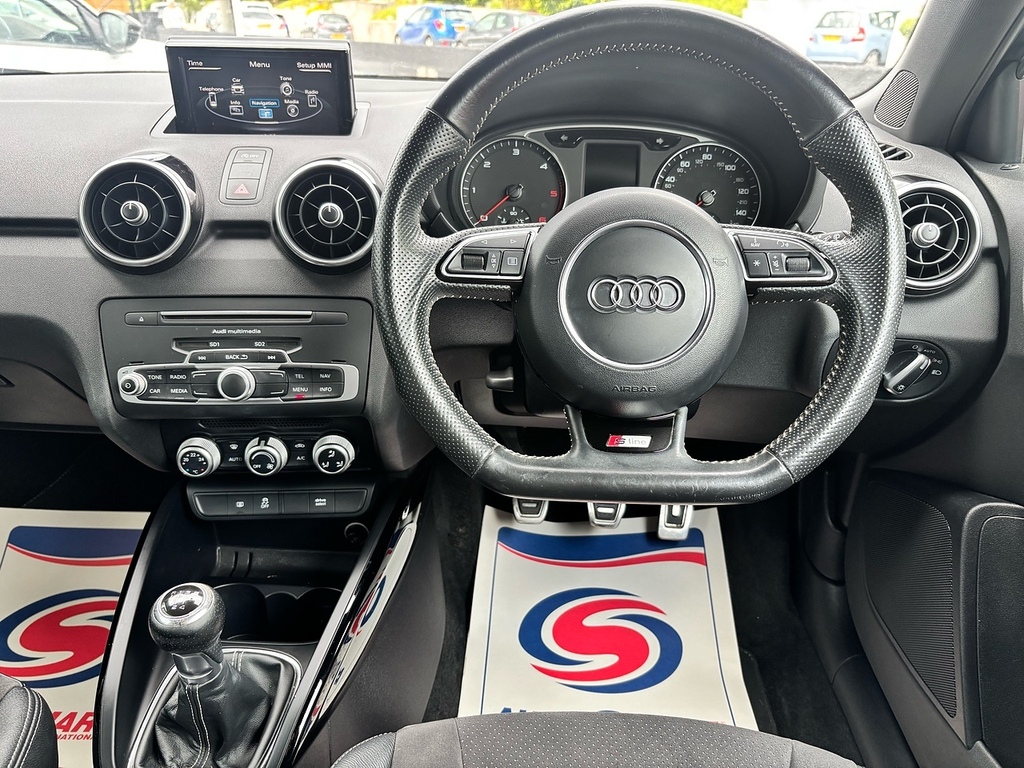 Audi A1 1.6 Tdi Black Edition Hatchback Black #4