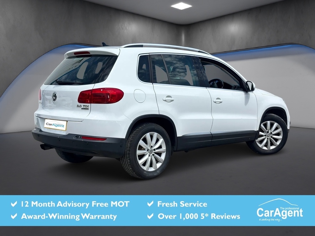 Volkswagen Tiguan 2.0 Tdi Bluemotion Tech Match Suv Manua HJ14SYU White #2