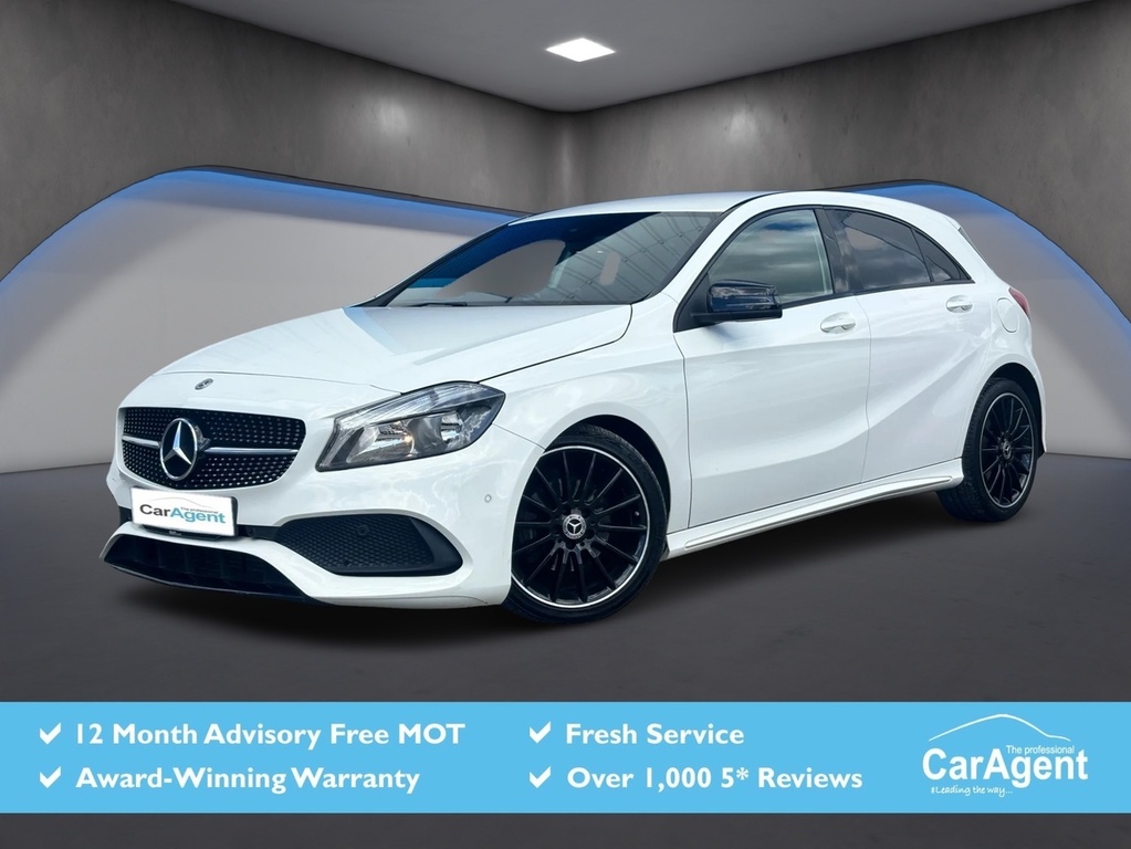 Mercedes-Benz A Class 2.1 A200d Amg Line Executive Hatchback Diese White