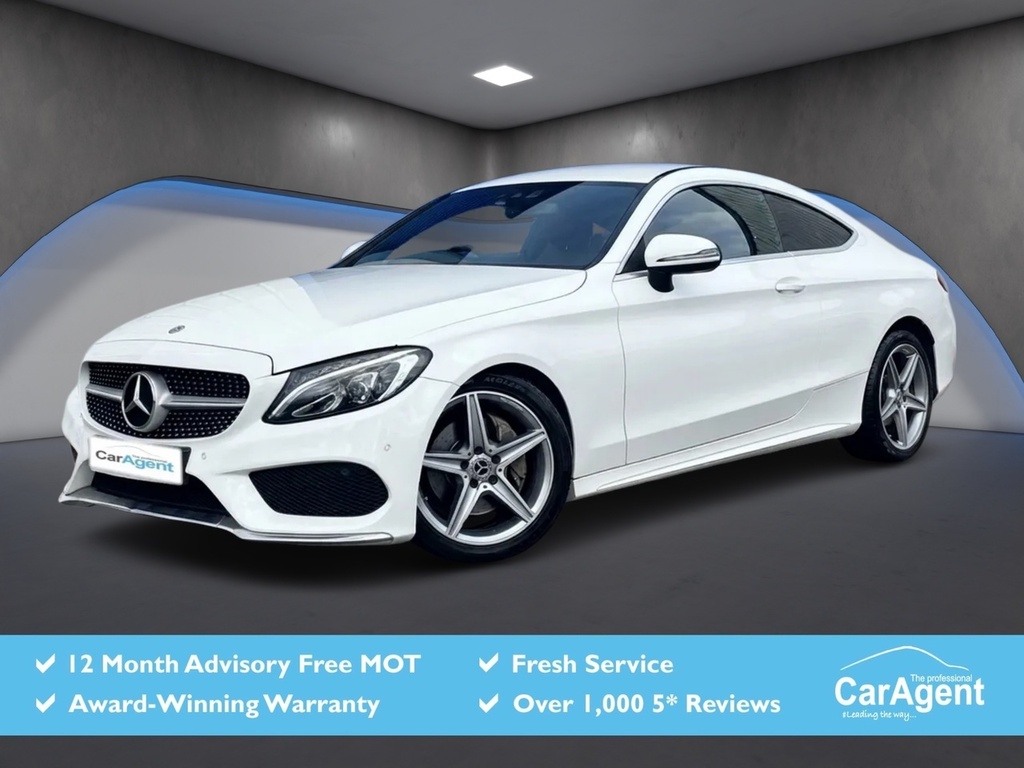 Mercedes-Benz C Class 2.1 C220d Amg Line Coupe G-tronic Euro White