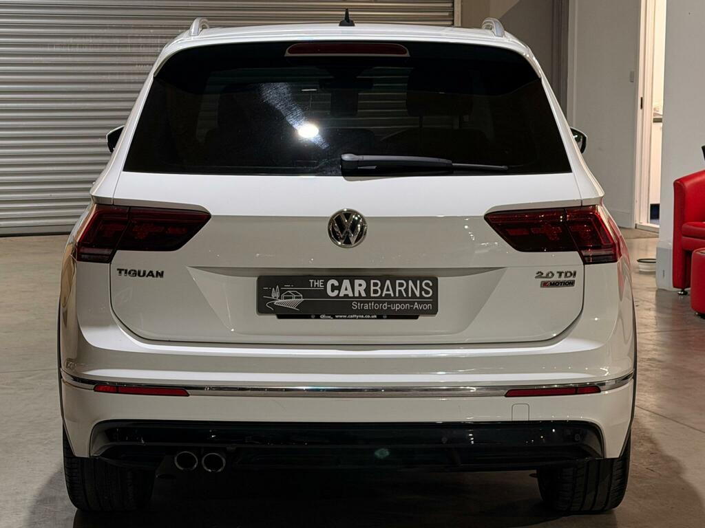 Volkswagen Tiguan 2.0 Tdi Bluemotion Tech R-line Dsg 4Motion Euro 6 VK17NDF White #6