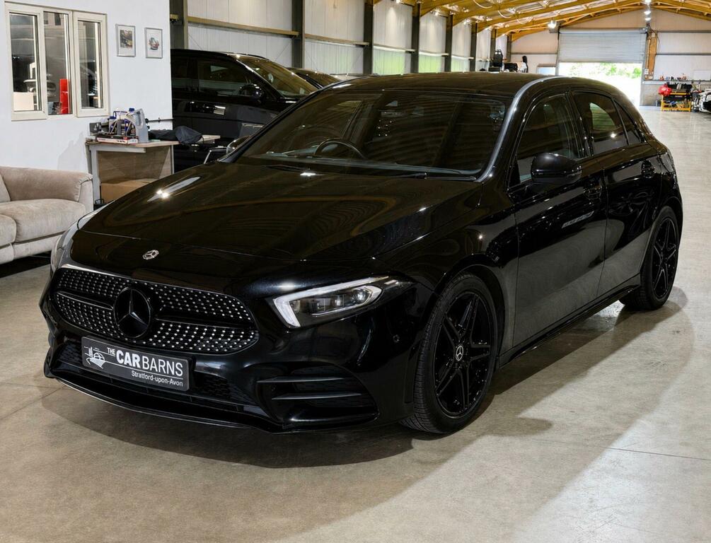 Mercedes-Benz A Class 1.3 A180 Amg Line Executive 7G-dct Euro 6 Ss NX70NEJ Black #3