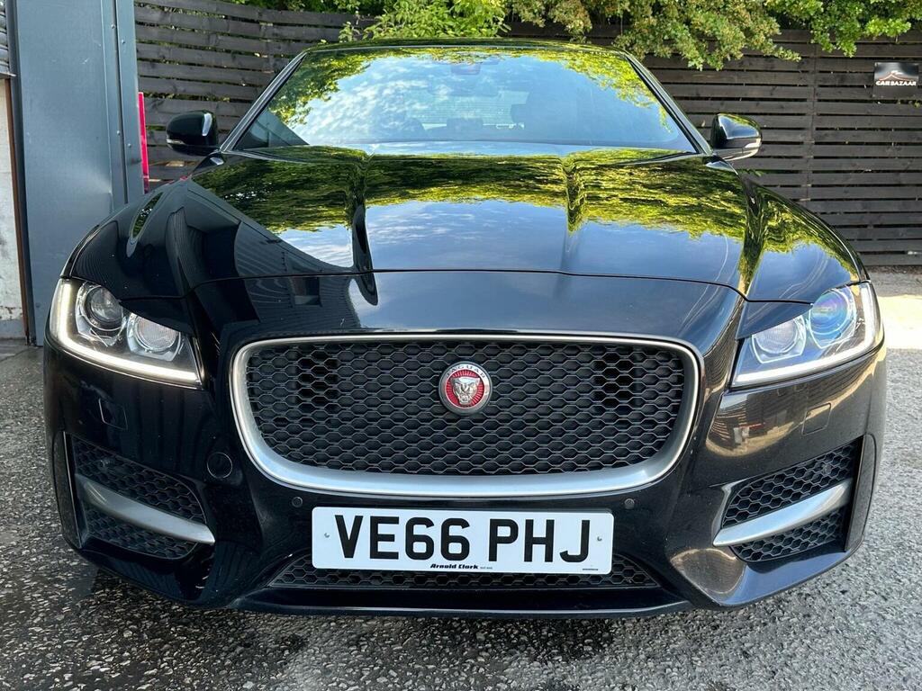 Jaguar XF 2.0D R-sport Euro 6 Ss VE66PHJ Black #2