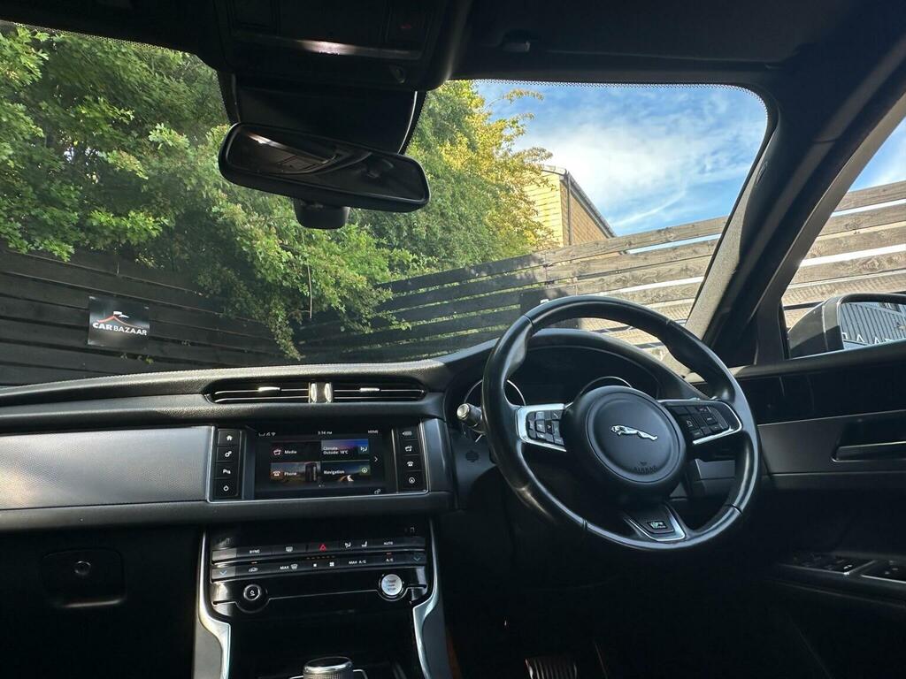 Jaguar XF 2.0D R-sport Euro 6 Ss VE66PHJ Black #6