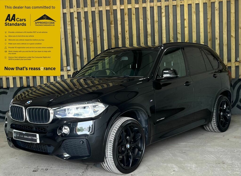 BMW X5 3.0 30D M Sport Suv Xdrive Euro 6 WP67XHX Black #3