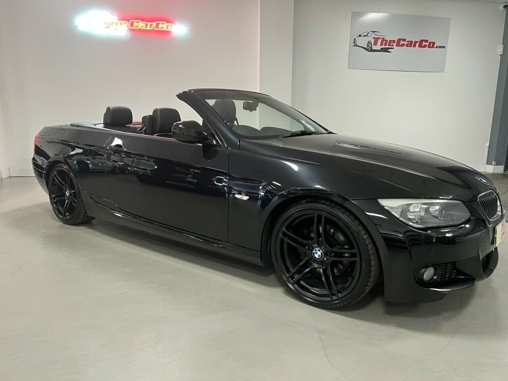 BMW 3 Series Convertible YD62ULJ Black #2