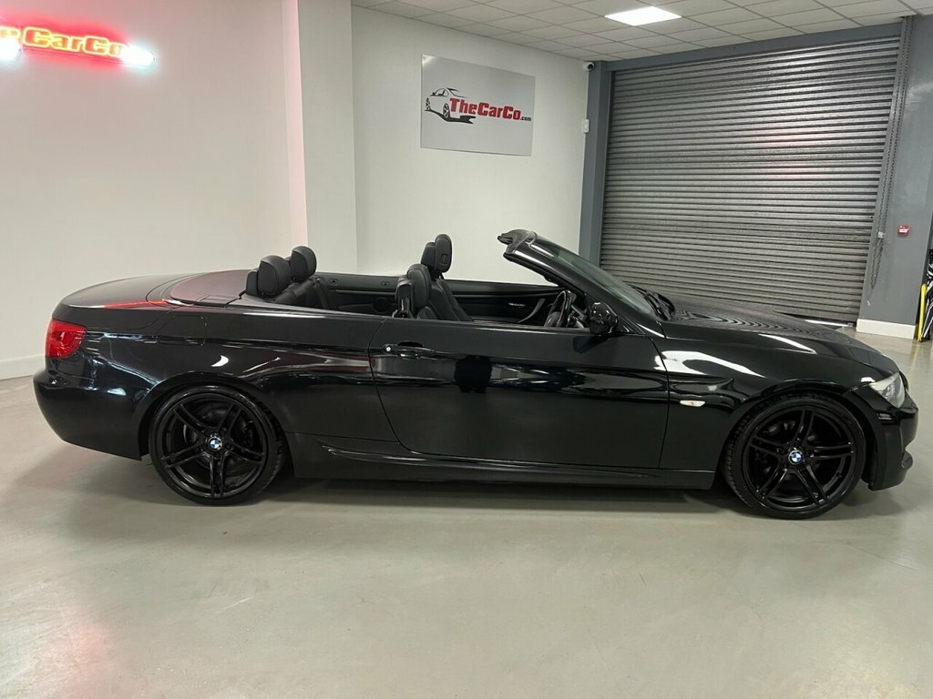BMW 3 Series Convertible YD62ULJ Black #3