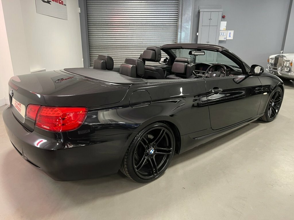 BMW 3 Series Convertible YD62ULJ Black #4
