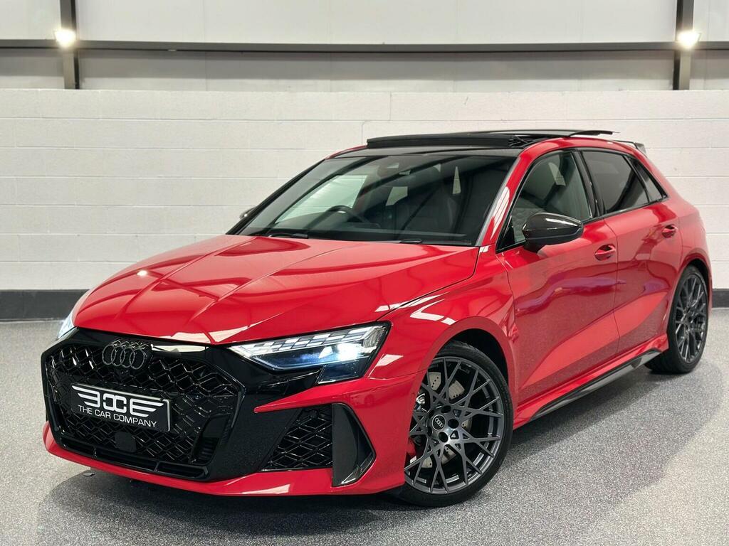 Audi RS3 Hatchback 2.5 Tfsi Carbon Black Sportback S Tronic Red