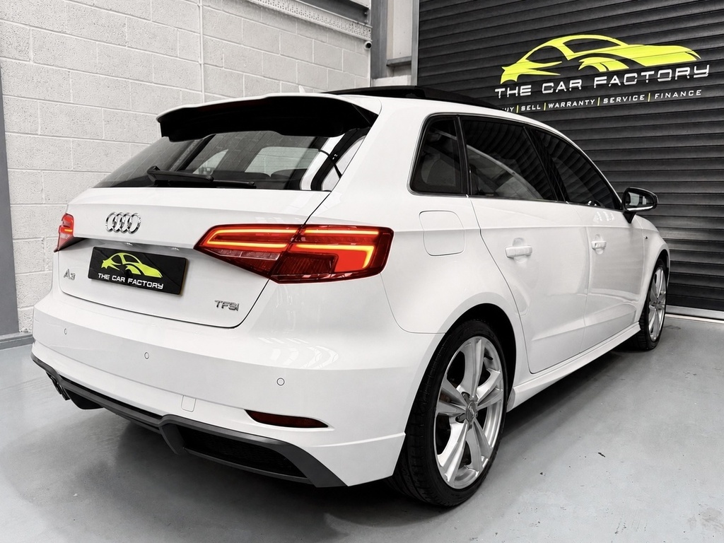 Audi A3 Tfsi Cod S Line Hatchback 1.4 RJ66KDF White #2