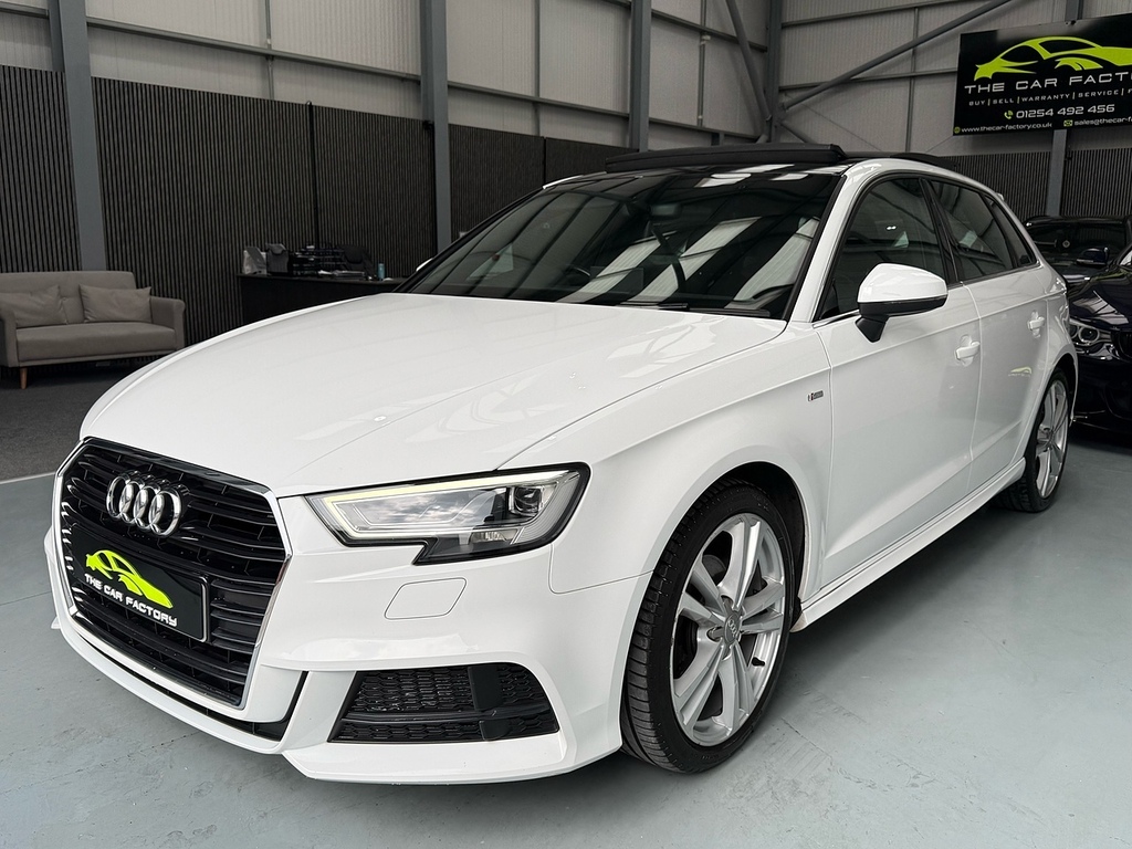 Audi A3 Tfsi Cod S Line Hatchback 1.4 RJ66KDF White #6