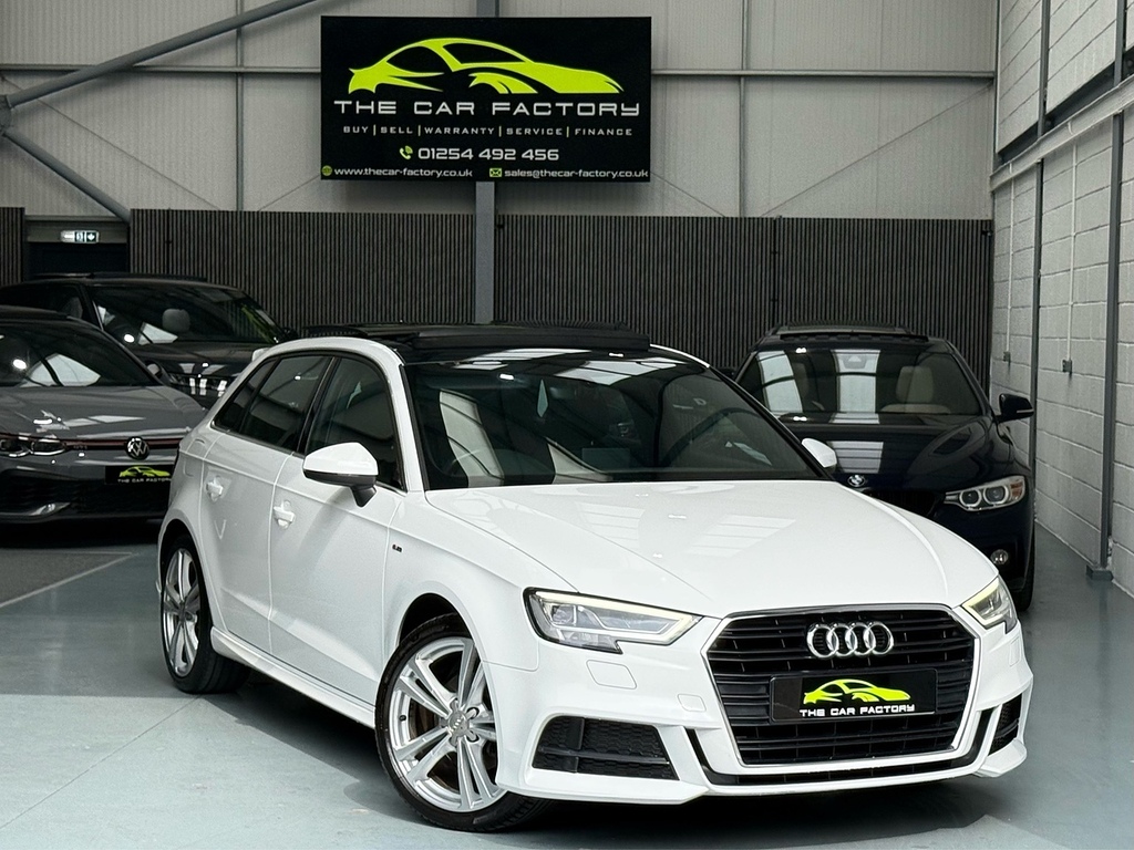 Audi A3 Tfsi Cod S Line Hatchback 1.4 White
