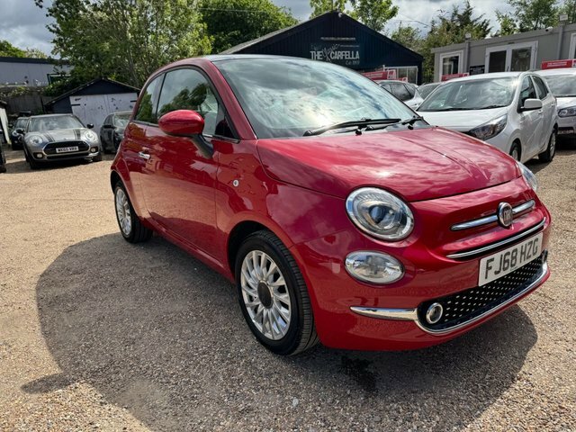 Fiat 500 1.2 Lounge Hatchback Euro 6 S S FJ68HZG Red #5