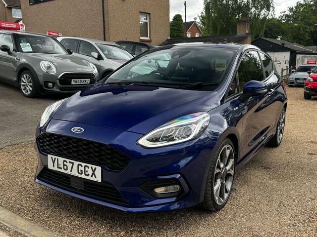 Ford Fiesta 1.0T Ecoboost St-line Hatchback YL67GCX Blue #4