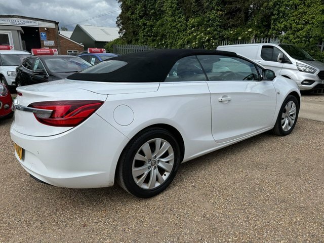 Vauxhall Cascada 1.4T Se Convertible Euro 5 S S White #2