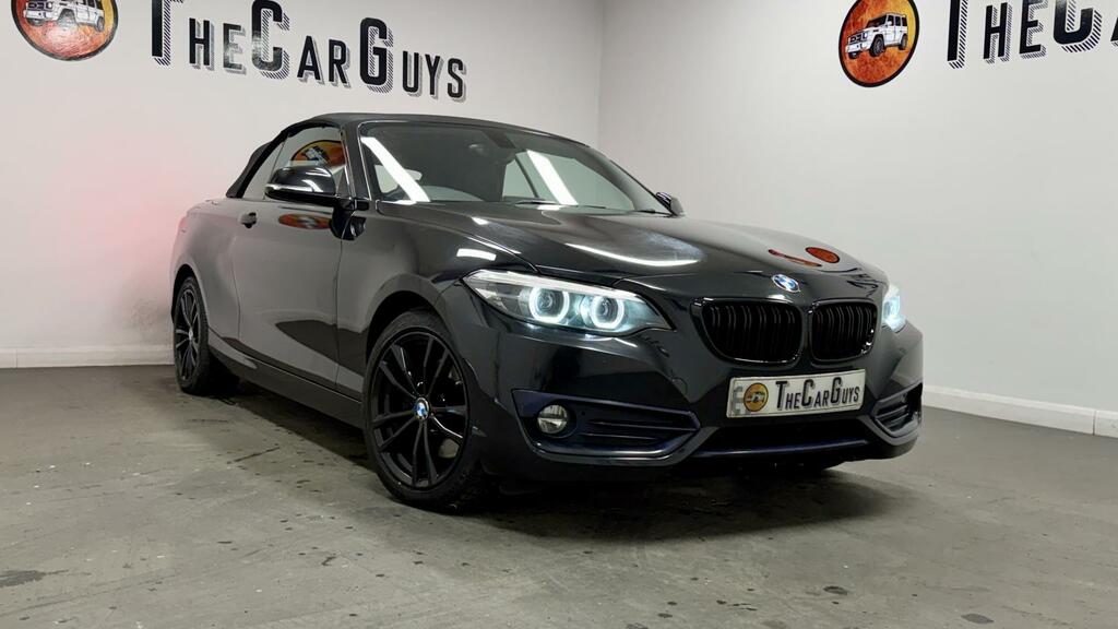 BMW 2 Series 2.0 220I Sport Convertible Black #4