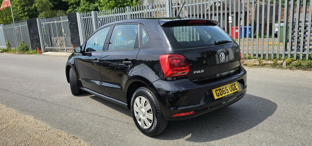 Volkswagen Polo Hatchback 1.0 Bluemotion Tech S 2015 GD65UGE Black #5