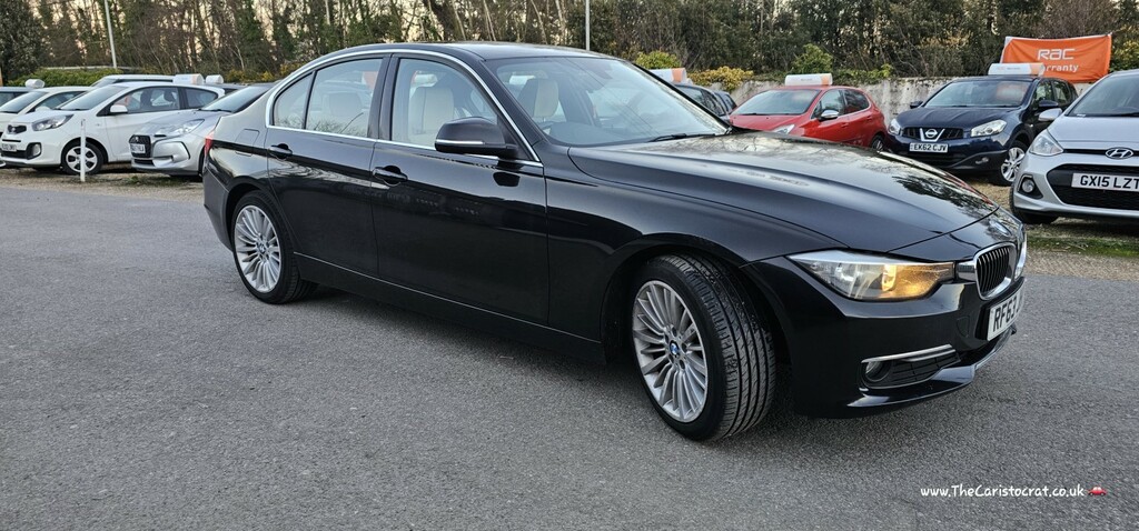 BMW 3 Series Saloon 2.0 320D Luxury Saloon 2013 RF63JHY Black #2