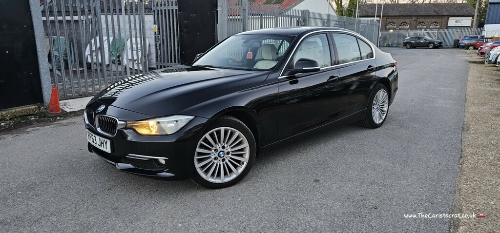 BMW 3 Series Saloon 2.0 320D Luxury Saloon 2013 RF63JHY Black #6