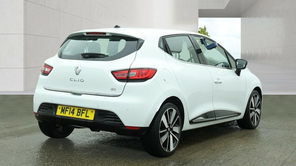 Renault Clio Hatchback 1.5 Dynamique S Medianav Dci 90 Stop S MF14BFL White #4