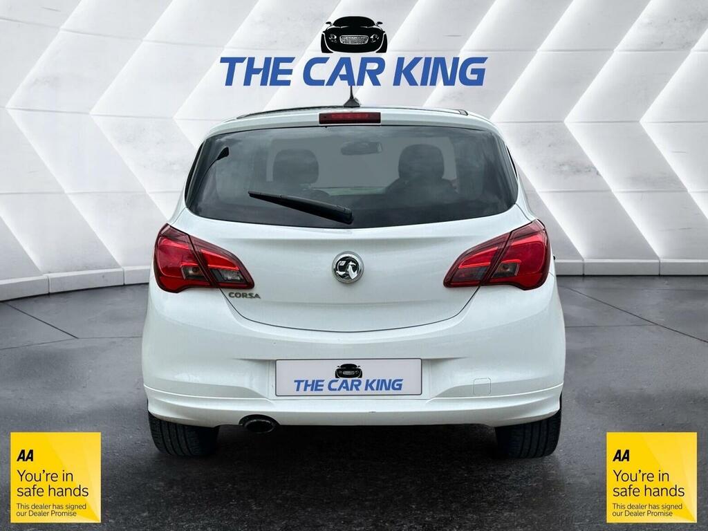 Vauxhall Corsa Hatchback 1.4I Ecotec Sri VX Line Nav Black Euro 6 DM19AOG White #6
