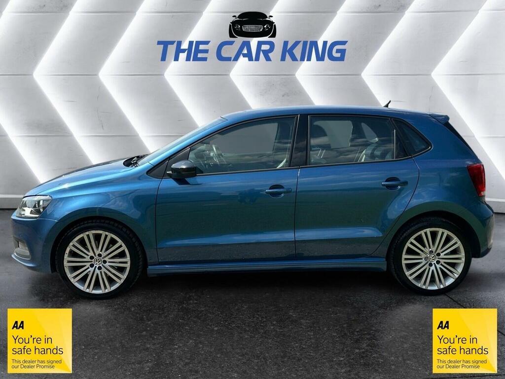 Volkswagen Polo Hatchback 1.4 Tsi Bluemotion Tech Act Bluegt Euro YP63MKE Blue #5